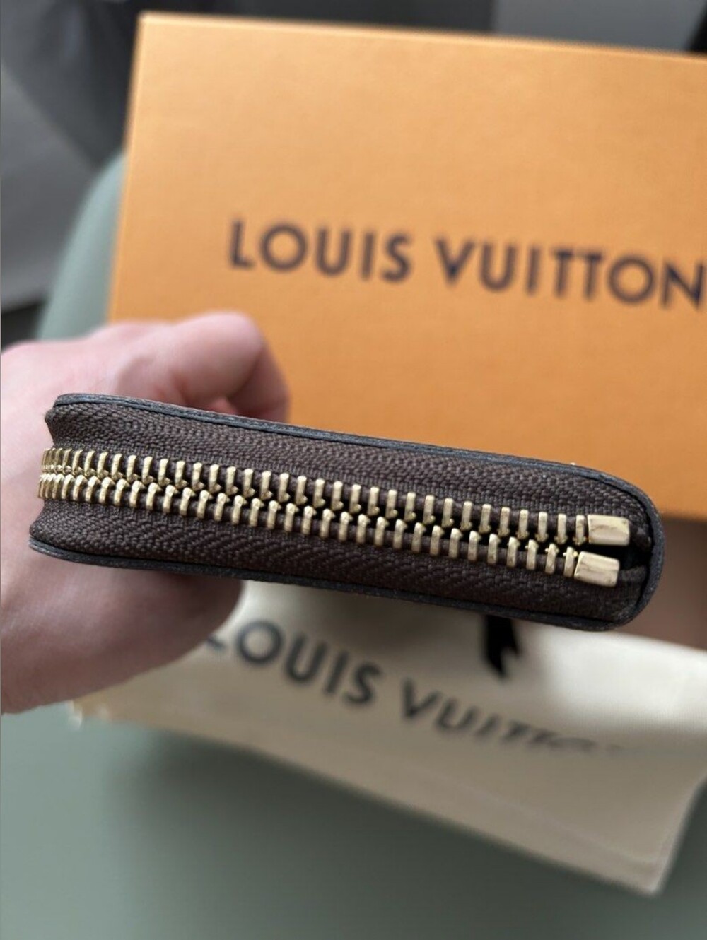 Louis Vuitton Monogram Reverse Canvas Zip Clémence Wallet - Picture 6 of 8